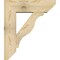 Ekena Millwork Funston Slat Rough Sawn Bracket w/ Offset Brace, Douglas Fir, 8"W x 26"D x 30"H BKT0806X26X30FST06RDF - alternate 4